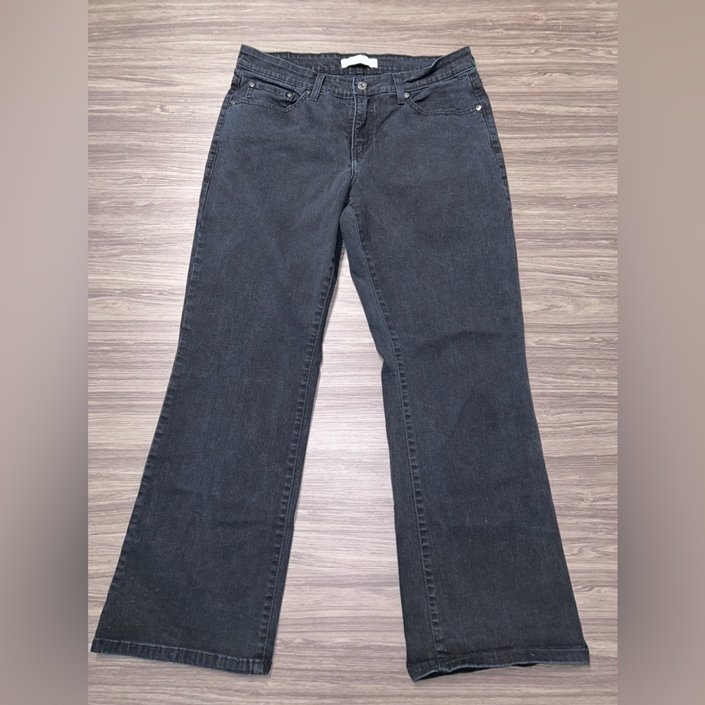 Levi’s Perfect Shaping Bootcut 512 Jeans Black Size 16 S/C